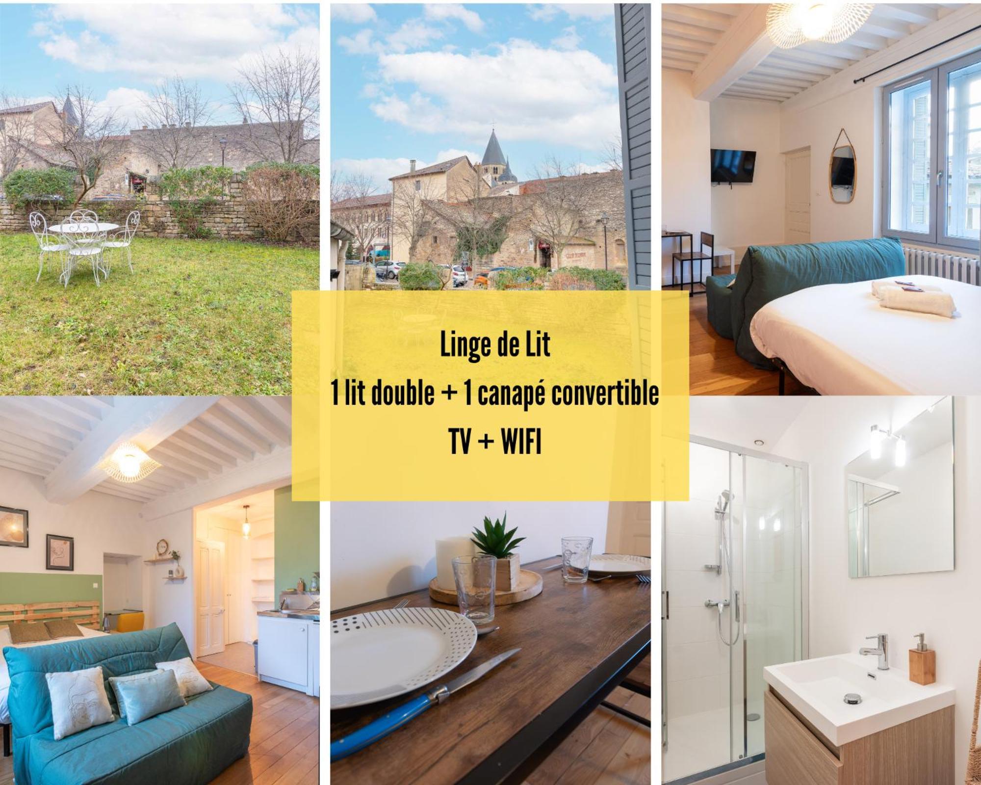 Cabana & La Place De L'Abbaye - Centre-Ville, Jardin 克卢尼 外观 照片